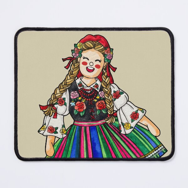 Item preview, Krakow Cutie in Traditional Dress designed and sold by PangmulCartoon.