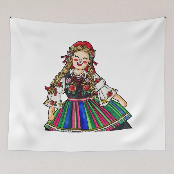 Item preview, Krakow Cutie in Traditional Dress designed and sold by PangmulCartoon.