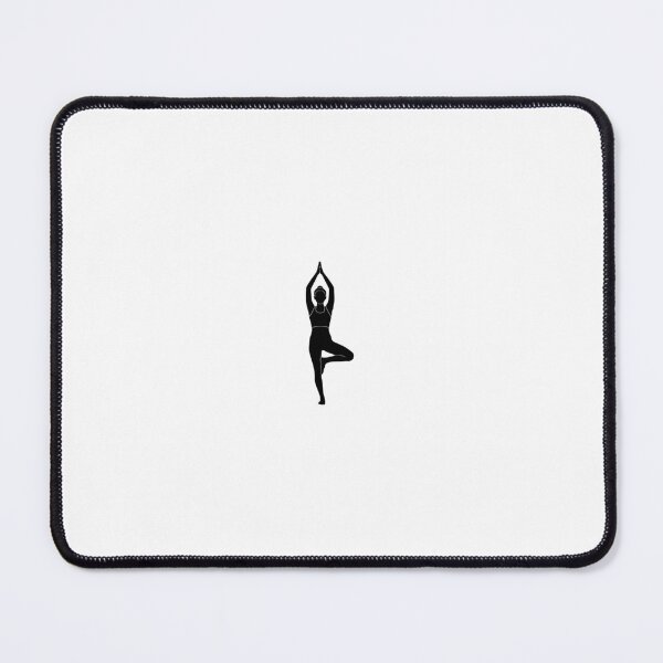Item preview, Yoga Tree Pose Silhouette designed and sold by varshitha2024.