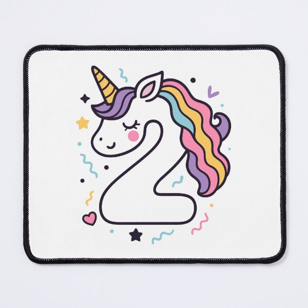 Item preview, Kids Unicorn 2th Birthday 2 Years Old Second Bday designed and sold by Blok45.