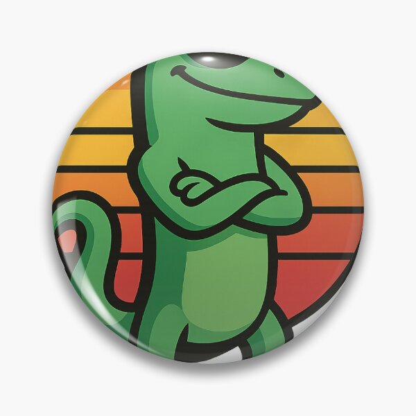 Item preview, Retro Sunset Cool Lizard - Vintage Style Gecko in Sunglasses designed and sold by nubiestore.