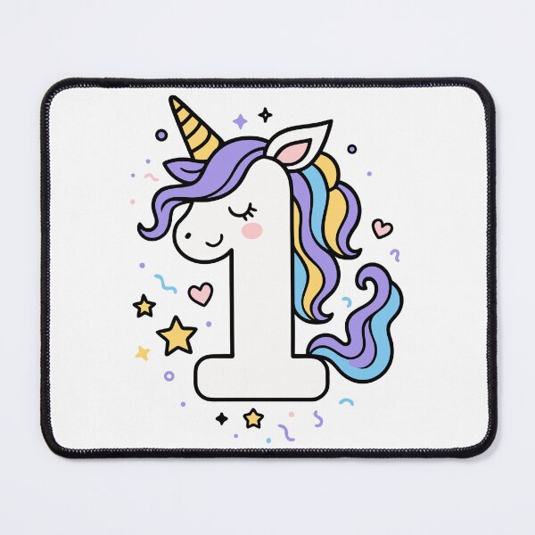 Item preview, Kids Unicorn 1th Birthday 1 Years Old First Bday designed and sold by Blok45.