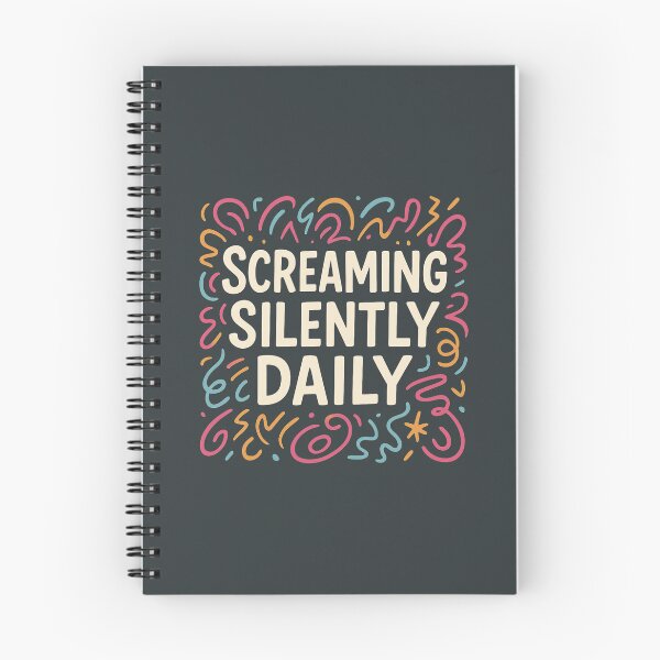Item preview, Screaming silently daily designed and sold by musthavewords.