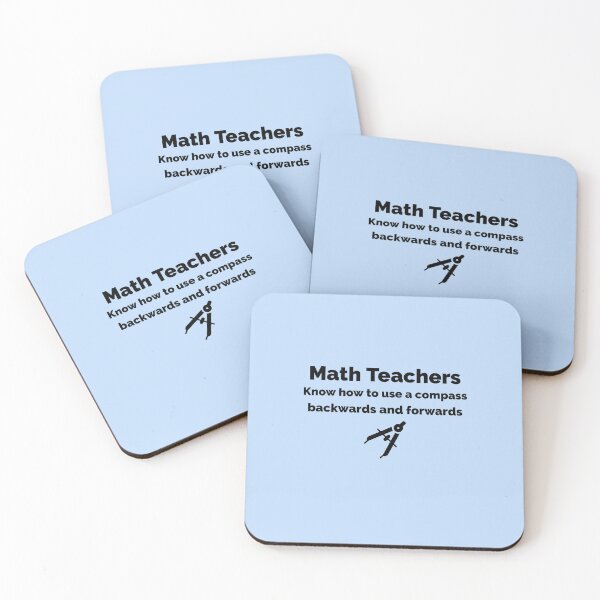 Item preview, Math Teachers Know How to Use a Compass — And Never Lose Their Way designed and sold by Novel Works Studio.