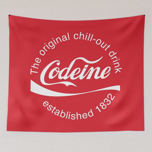 Item preview, Codeine Retro Slogan Shirt | Vintage Graphic Tee WHITE designed and sold by bembureda.