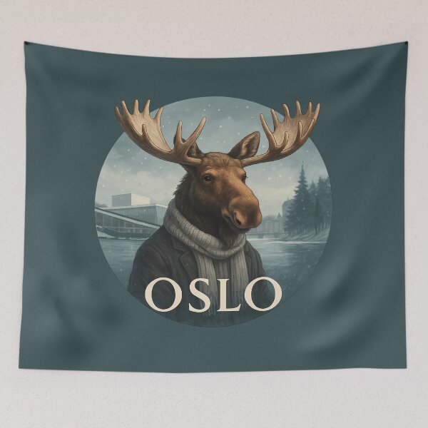 Item preview, Elk - Oslo designed and sold by VisionsOfCities.