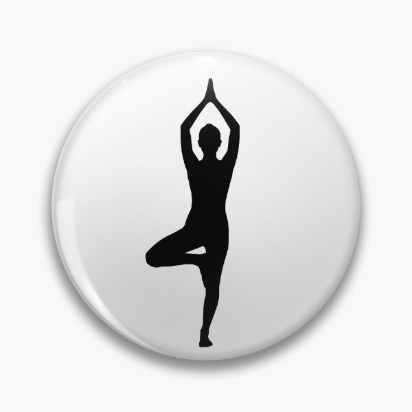 Aperçu de l'œuvre Silhouette de posture de yoga créée et vendue par varshitha2024.