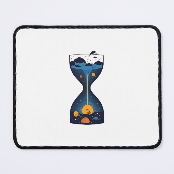 Item preview, The Hourglass Ocean – A Surreal Cosmic Waterfall of Time designed and sold by aestheticcsss.