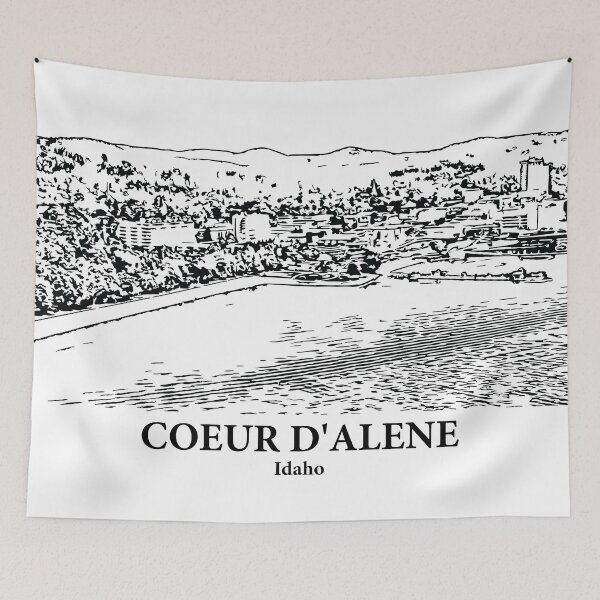 Item preview, Coeur d’Alene – Idaho designed and sold by Lakeric Cityscapes.