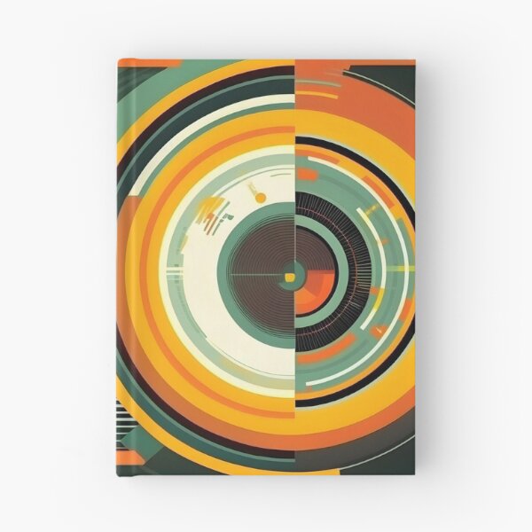 Item preview, Big data abstract visualization concept in dark retro color palette. AI Generative content designed and sold by dvoevnore.