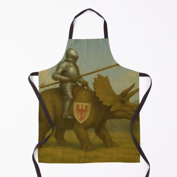Item preview, Knights and Dinosaurs Medieval Inspired Art Triceratops | Gift for Dinosaur Lovers, Fantasy Lovers, and more! designed and sold by CornerstonePics.
