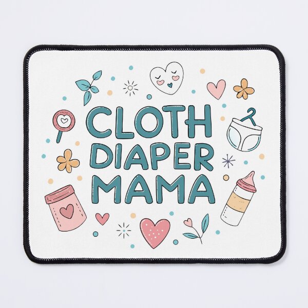 Item preview, Cloth Diaper Mama – Eco Friendly Funny Parenting Design designed and sold by VividOrganica.
