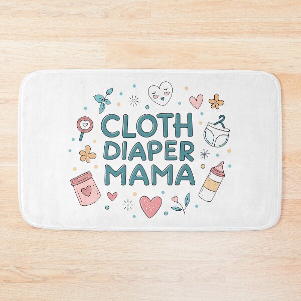 Item preview, Cloth Diaper Mama – Eco Friendly Funny Parenting Design designed and sold by VividOrganica.