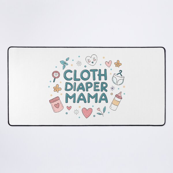 Item preview, Cloth Diaper Mama – Eco Friendly Funny Parenting Design designed and sold by VividOrganica.