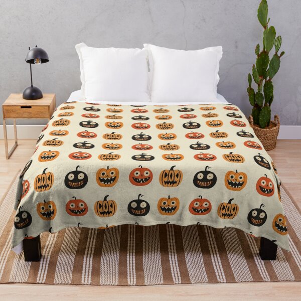 Item preview, Whimsical Jack-o-Lanterns Halloween Pumpkin Illustrations designed and sold by GolDreamShop.