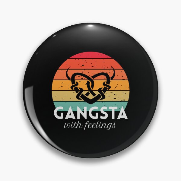 Item preview, Gangsta with feelings designed and sold by musthavewords.