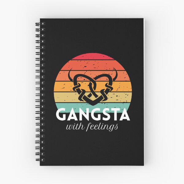Item preview, Gangsta with feelings designed and sold by musthavewords.