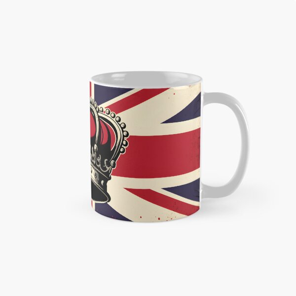 Item preview, United Kingdom UK Royal Crown on Great Britain flag background as concept of monarchy and King Charles coronation.  watercolor illustration. AI Generative content designed and sold by dvoevnore.