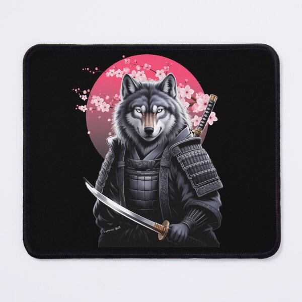 Item preview, Samurai Wolf Warrior | Epic Wolf Samurai Katana Design designed and sold by NO-STUDIO.