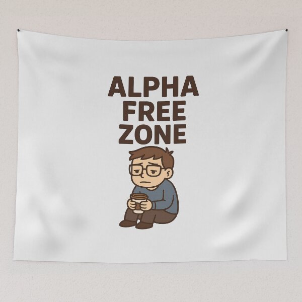 Item preview, Alpha free zone designed and sold by musthavewords.