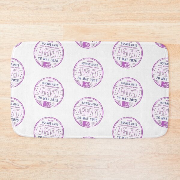 Item preview, Buenos Aires Argentina Passport Stamp - Vintage Travel Souvenir designed and sold by annylands.