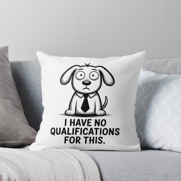 Item preview, Confused Office Dog in a Tie designed and sold by ArtistanForge.