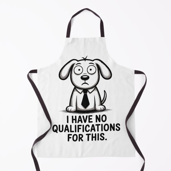 Item preview, Confused Office Dog in a Tie designed and sold by ArtistanForge.