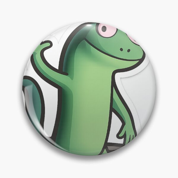 Item preview, Little Lizard Waving Hello - Cute Gecko Coming Out of Hole designed and sold by nubiestore.