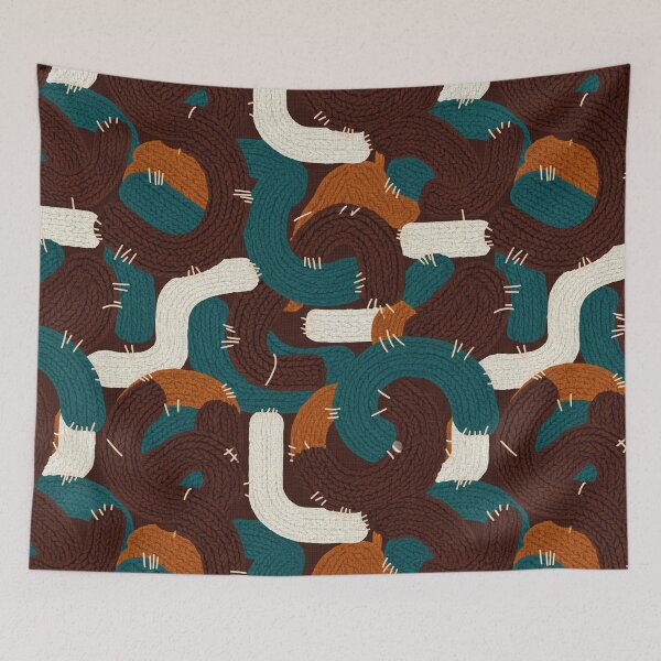 Item preview, Neo-Heritage Woven Texture Seamless Pattern designed and sold by ColorVR.