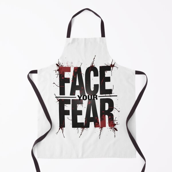 Item preview, Face Your Fear – Bold Distressed Typography Grunge Poster Tee designed and sold by Adira-And-Mom.