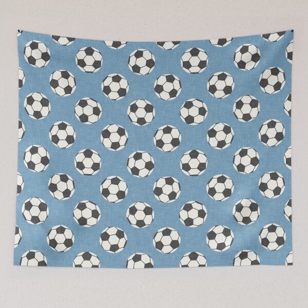 Item preview, Soccer Balls - Blue designed and sold by littlearrow.