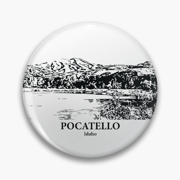 Artikelvorschau, Pocatello - Idaho entworfen und verkauft von Lakeric Cityscapes.