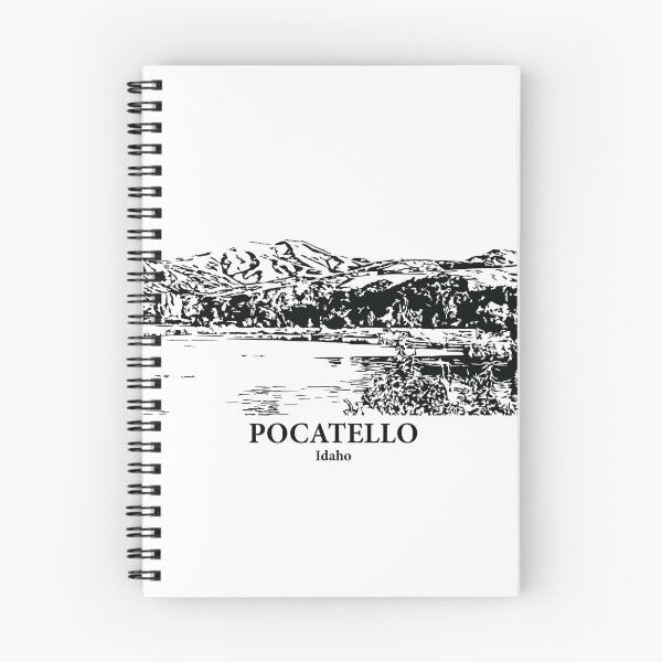 Artikelvorschau, Pocatello - Idaho entworfen und verkauft von Lakeric Cityscapes.