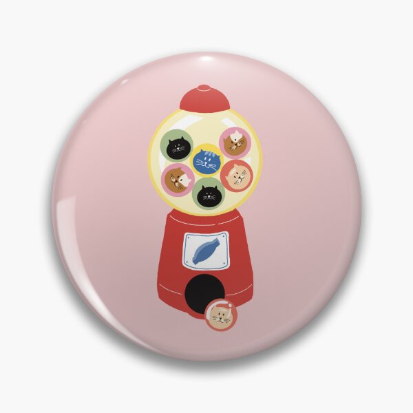 Item preview, Cat Gacha Machine – Cute Kitty Capsule Toy Illustration designed and sold by Munsuni.