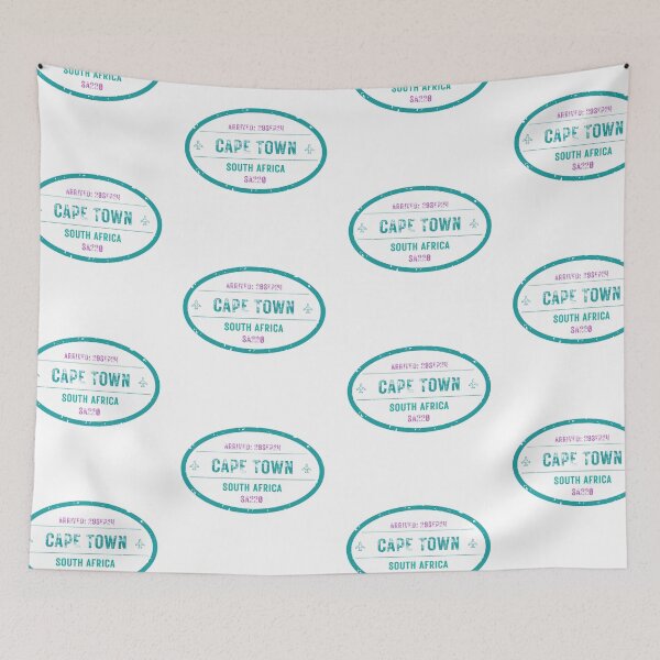 Item preview, Cape Town South Africa Passport Stamp - Vintage Travel Souvenir designed and sold by annylands.