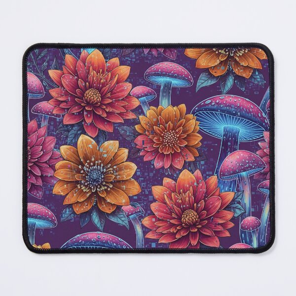 Item preview, Surreal Botanica Glitch Floral Seamless Pattern designed and sold by ColorVR.