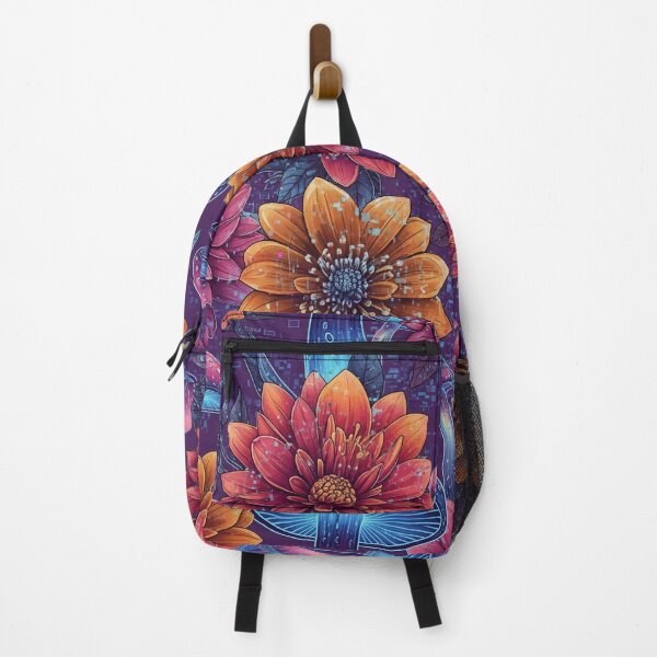 Item preview, Surreal Botanica Glitch Floral Seamless Pattern designed and sold by ColorVR.