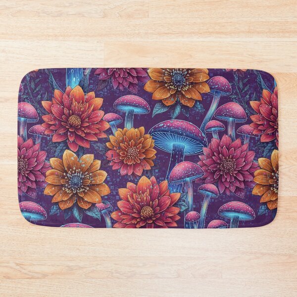 Item preview, Surreal Botanica Glitch Floral Seamless Pattern designed and sold by ColorVR.