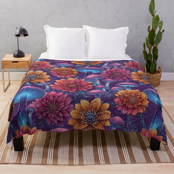 Item preview, Surreal Botanica Glitch Floral Seamless Pattern designed and sold by ColorVR.