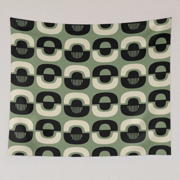 Item preview, Mid Century Modern Geometric Abstract Pattern designed and sold by tonymagnerart.