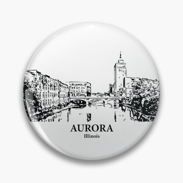 Artikelvorschau, Aurora - Illinois entworfen und verkauft von Lakeric Cityscapes.