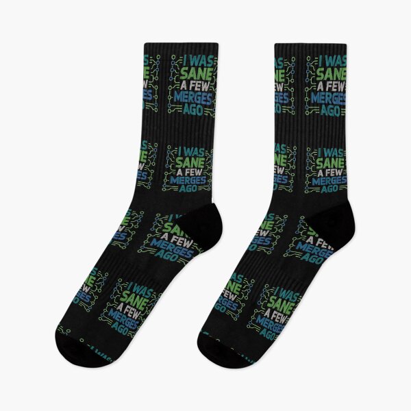 Item preview, I Was Sane A Few Merges Ago - This gift is perfect for programmers, computer science students, and anyone who faces the daily struggles of coding with a sense of humor. designed and sold by ZyziowskyArt.