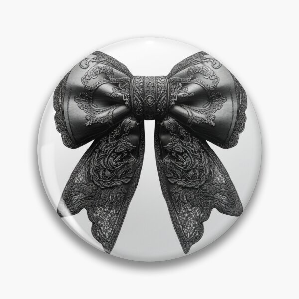 Item preview, Black ribbon bow designed and sold by MendaciousMina.