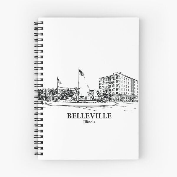 Aperçu de l'œuvre Belleville - Illinois créée et vendue par Lakeric Cityscapes.