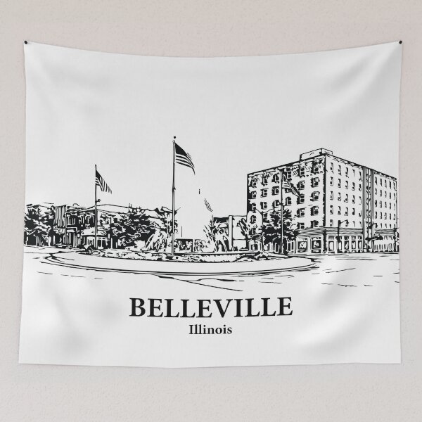 Item preview, Belleville - Illinois designed and sold by Lakeric Cityscapes.