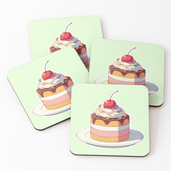 Item preview, Anime Cake – Colorful Kawaii Dessert | Cute Manga Style Food designed and sold by Sugar Wisdom .