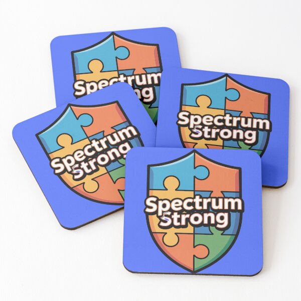 Item preview, Spectrum Strong – Autism Awareness Logo designed and sold by GENX-AUTISM-DAD.