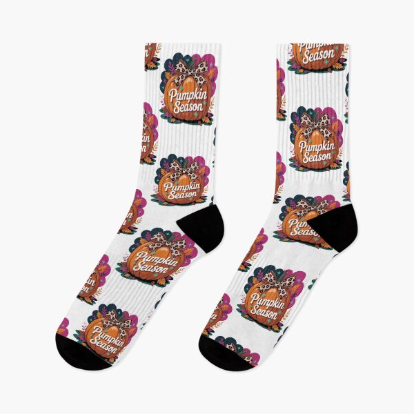 Item preview, Pumpkin Season Fall Design – Cute Autumn Pumpkin with Leopard Print Bow for Cozy Halloween Lovers designed and sold by GemBob Creations.