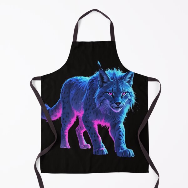 Item preview, Neon Lynx – Vibrant Wild Cat Digital Art designed and sold by NeonBeast Studio.