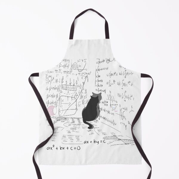 Item preview, Math Cat – Funny Black Cat Studying Equations Design designed and sold by weerayar.